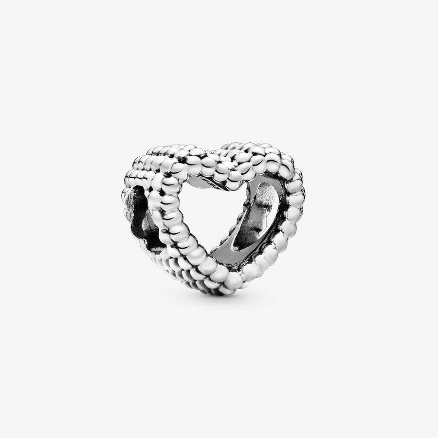 Pandora Beaded Open Charms Silber | GTFLXK-532