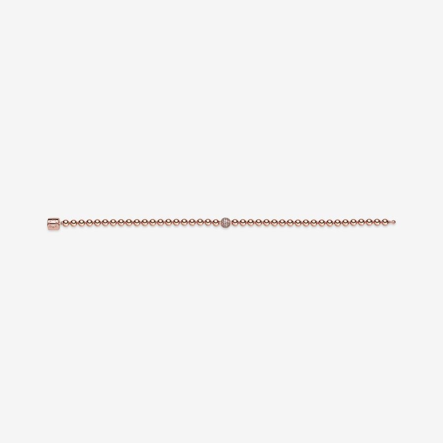 Pandora Beads & Pave Non-Charms Rosa Gold | UNSYBP-068