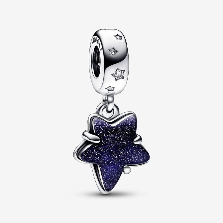 Pandora Celestial Galaxy Star Murano Baumeln Silber | OSMAVH-479