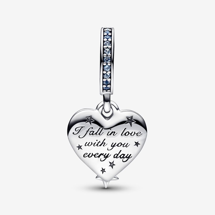 Pandora Celestial Shooting Star Double Baumeln Silber | ZQDIHK-968