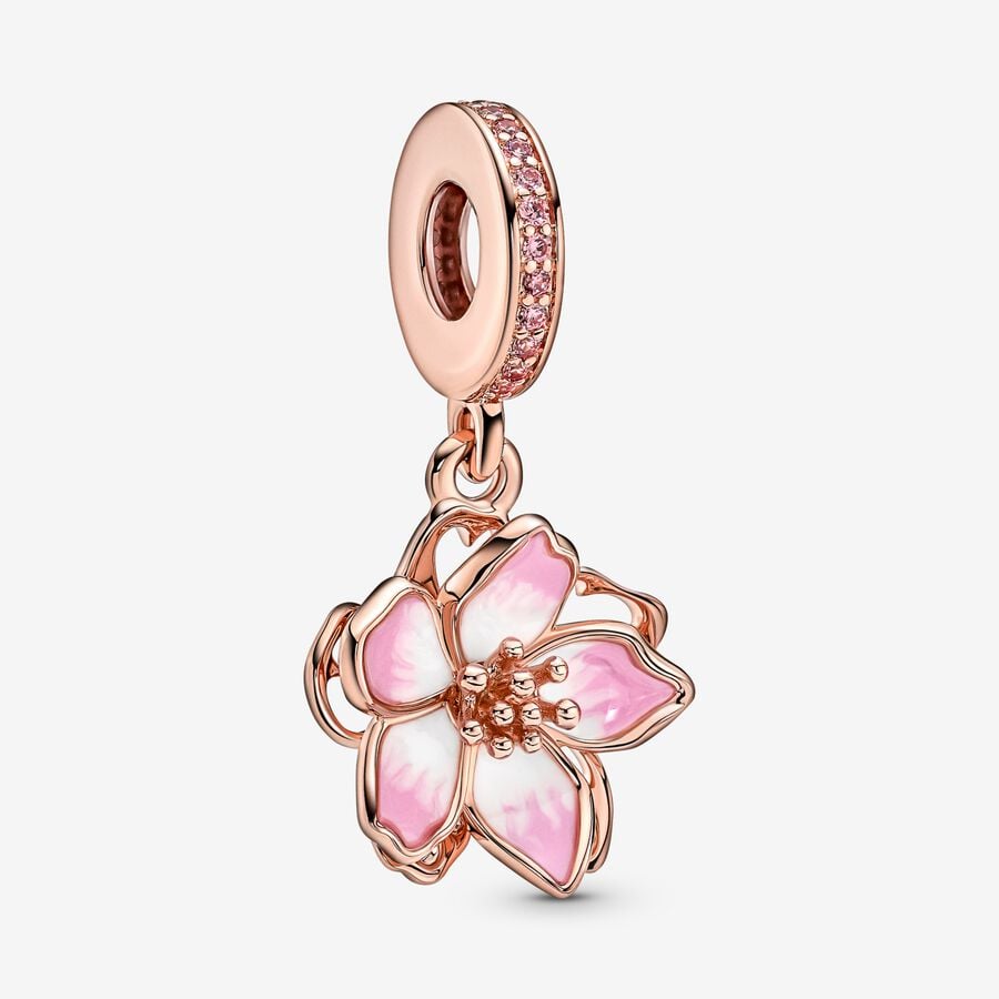 Pandora Cherry Blossom Baumeln Rosa Gold | FLJVKP-581