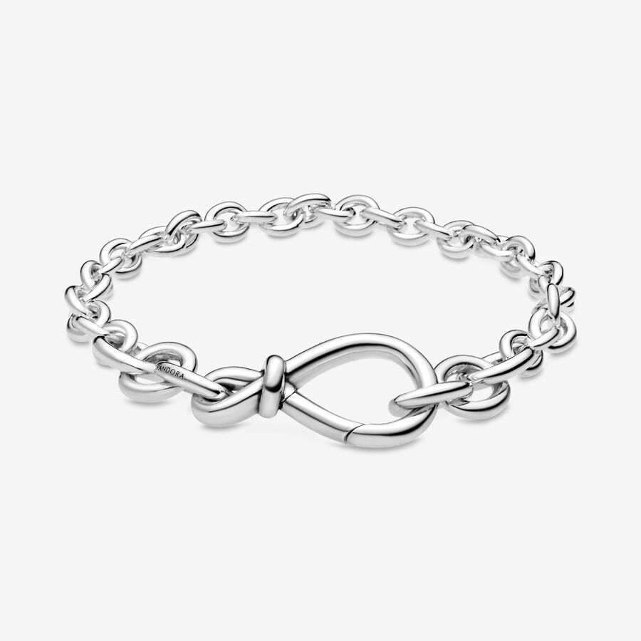 Pandora Chunky Infinity Knot Non-Charms Silber | LYKMXD-248