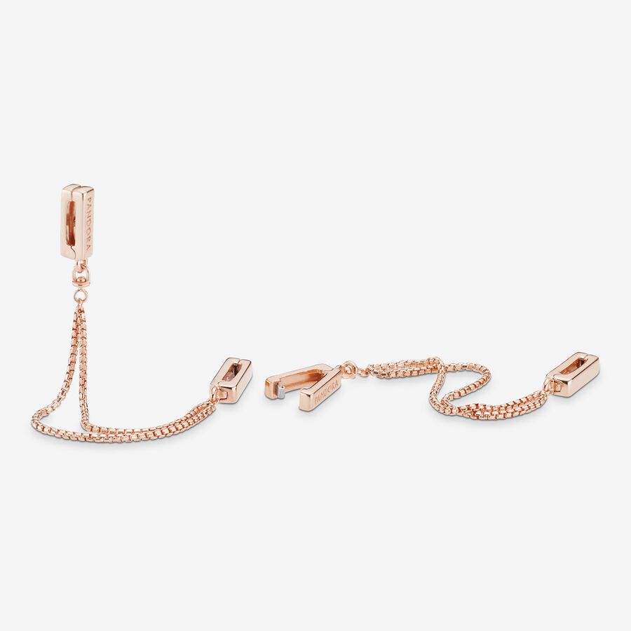 Pandora Clip Safety Rosa Gold | EKBLNY-512