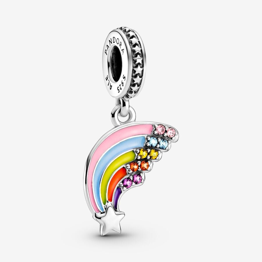 Pandora Colourful Rainbow Baumeln Silber | JPYIOV-715