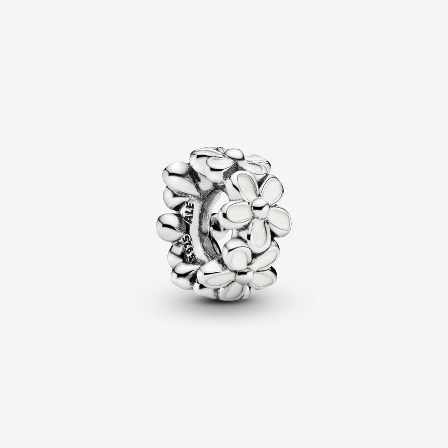 Pandora Daisy Flower Abstandshalter Silber | BKUXSO-268