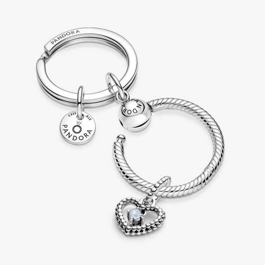 Pandora December Birthday Key Holder Charms Mehrfarbig | ETJYWZ-895