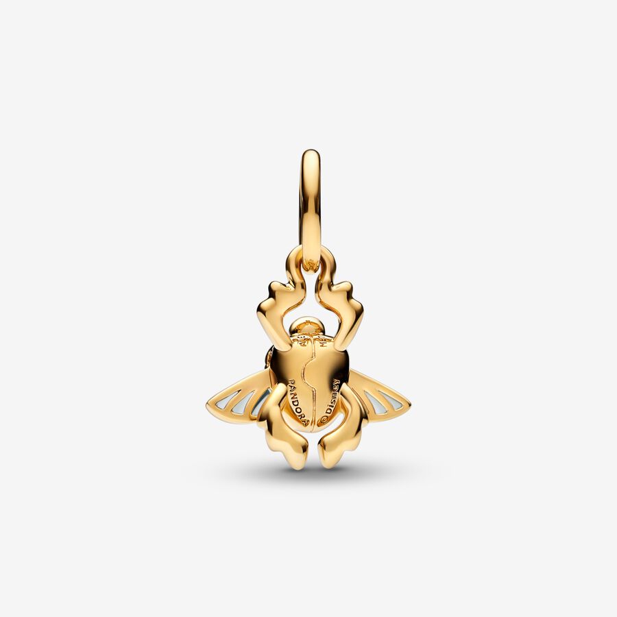 Pandora Disney Aladdin Scarab Beetle Baumeln Gold | PCGFMQ-180