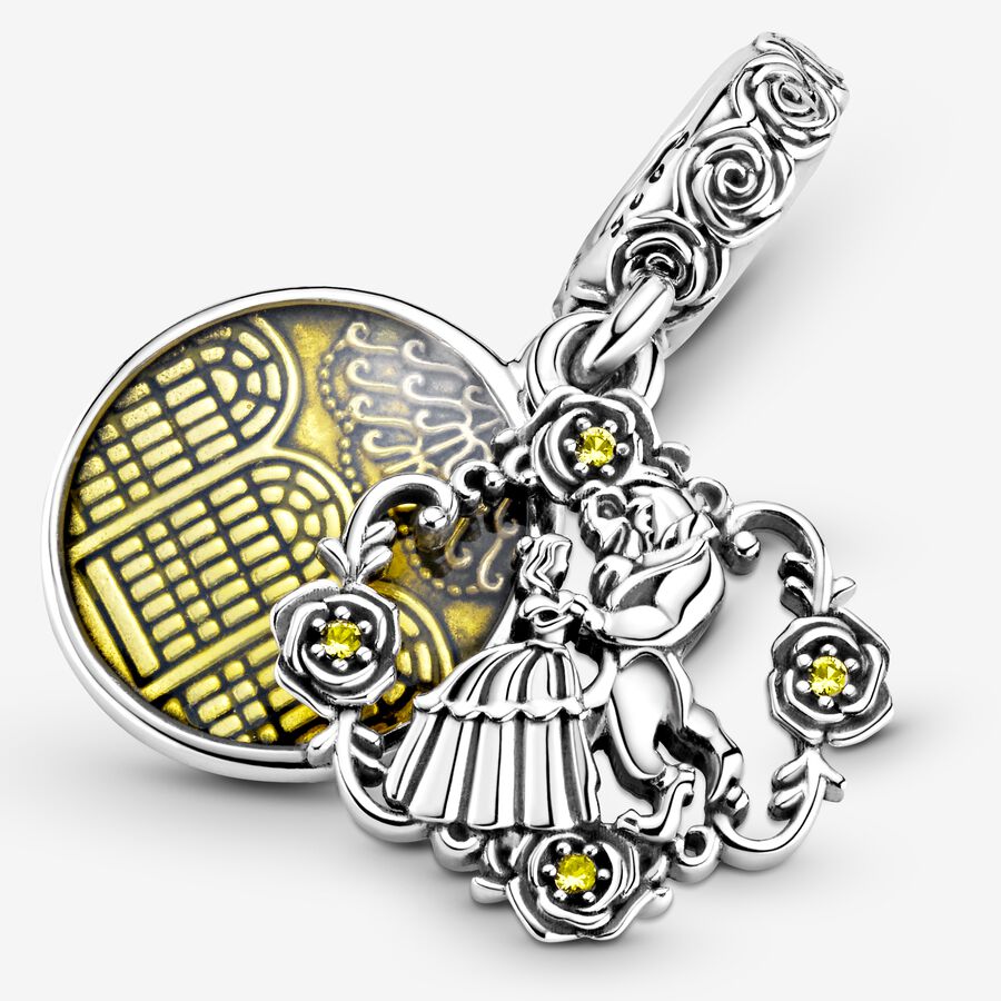 Pandora Disney Beauty the Beast Dancing Baumeln Silber | HSEQWR-165