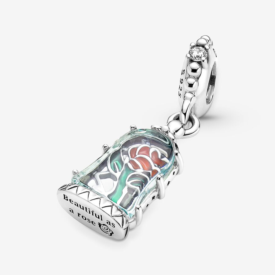 Pandora Disney Beauty the Beast Enchanted Baumeln Silber | OWLGDZ-908