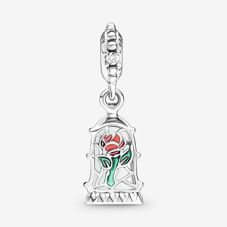 Pandora Disney Beauty the Beast Enchanted Baumeln Silber | OWLGDZ-908