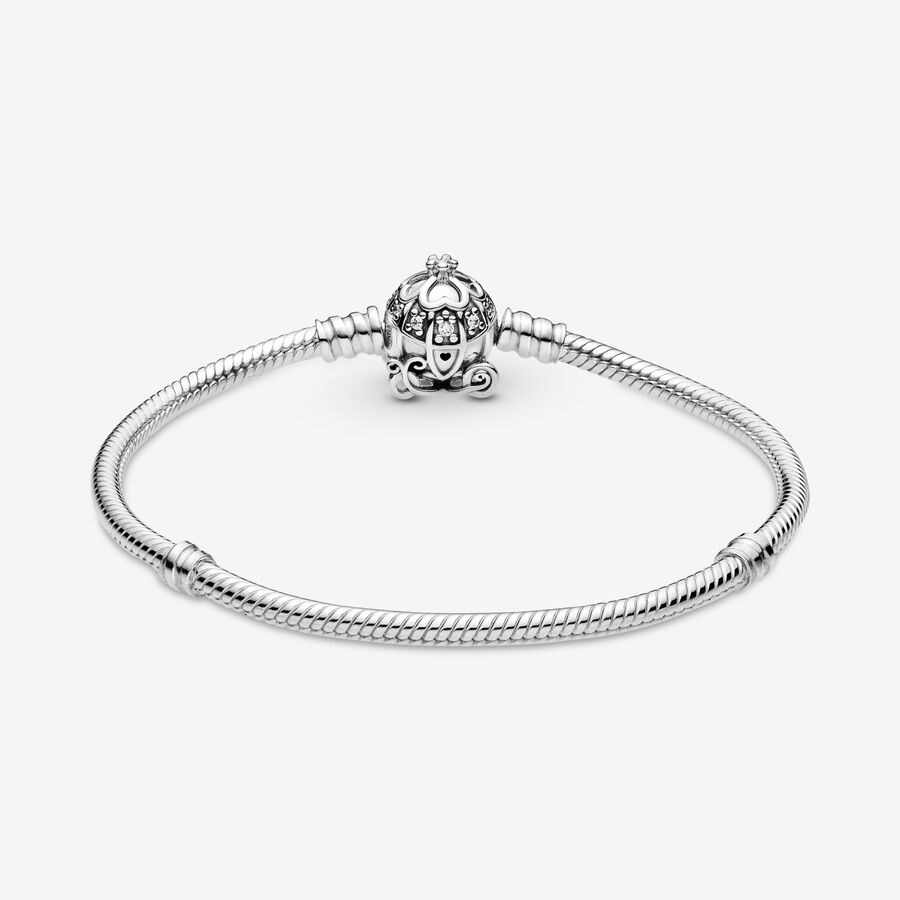 Pandora Disney Cinderella Pumpkin Coach Clasp Moments Charms Silber | ENYBCW-478