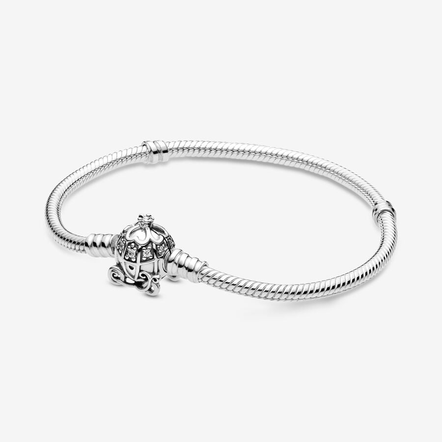 Pandora Disney Cinderella Pumpkin Coach Clasp Moments Charms Silber | ENYBCW-478