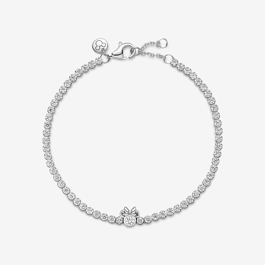 Pandora Disney Minnie Mouse Tennis Kette Silber | FKXGIC-503