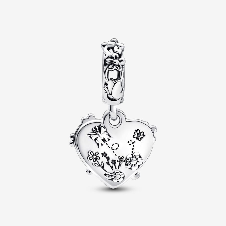 Pandora Disney Winnie the Pooh & Piglet Double Baumeln Silber | FEZAND-429