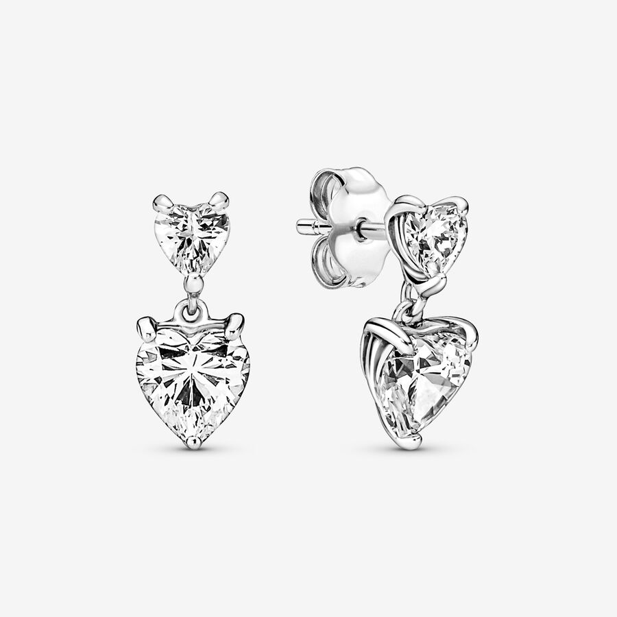 Pandora Double Sparkling Zucht Silber | AEFJSO-074