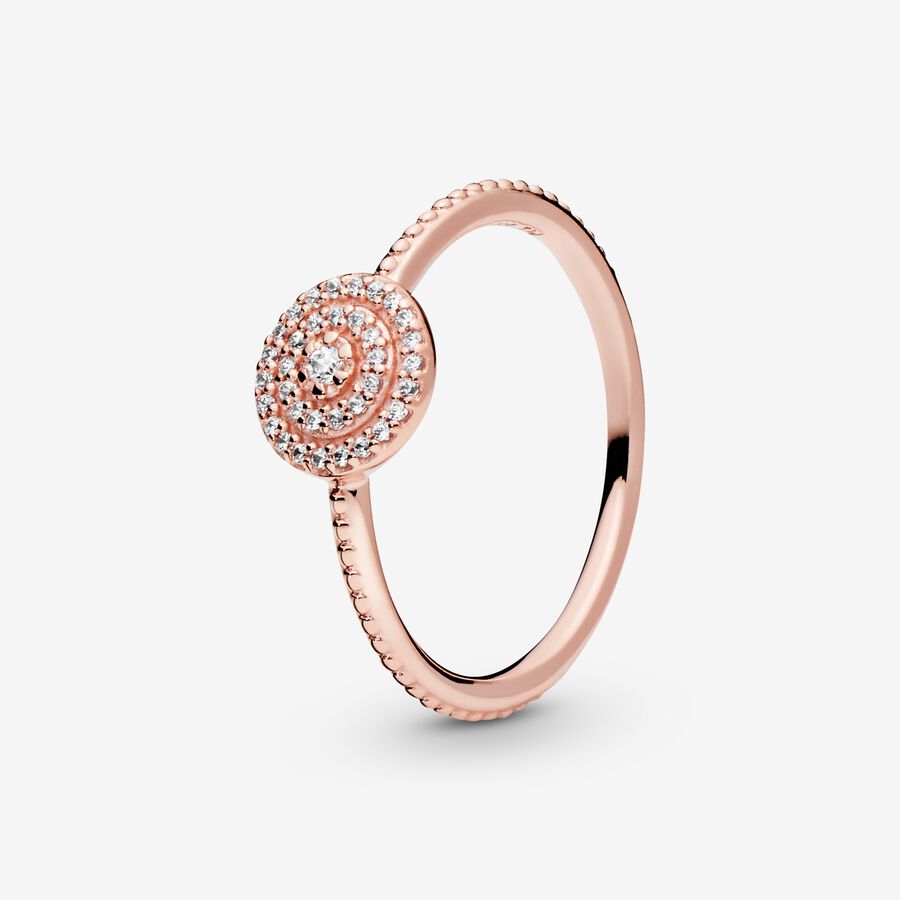 Pandora Elegant Sparkle Aussage Rosa Gold | LAVPYB-365