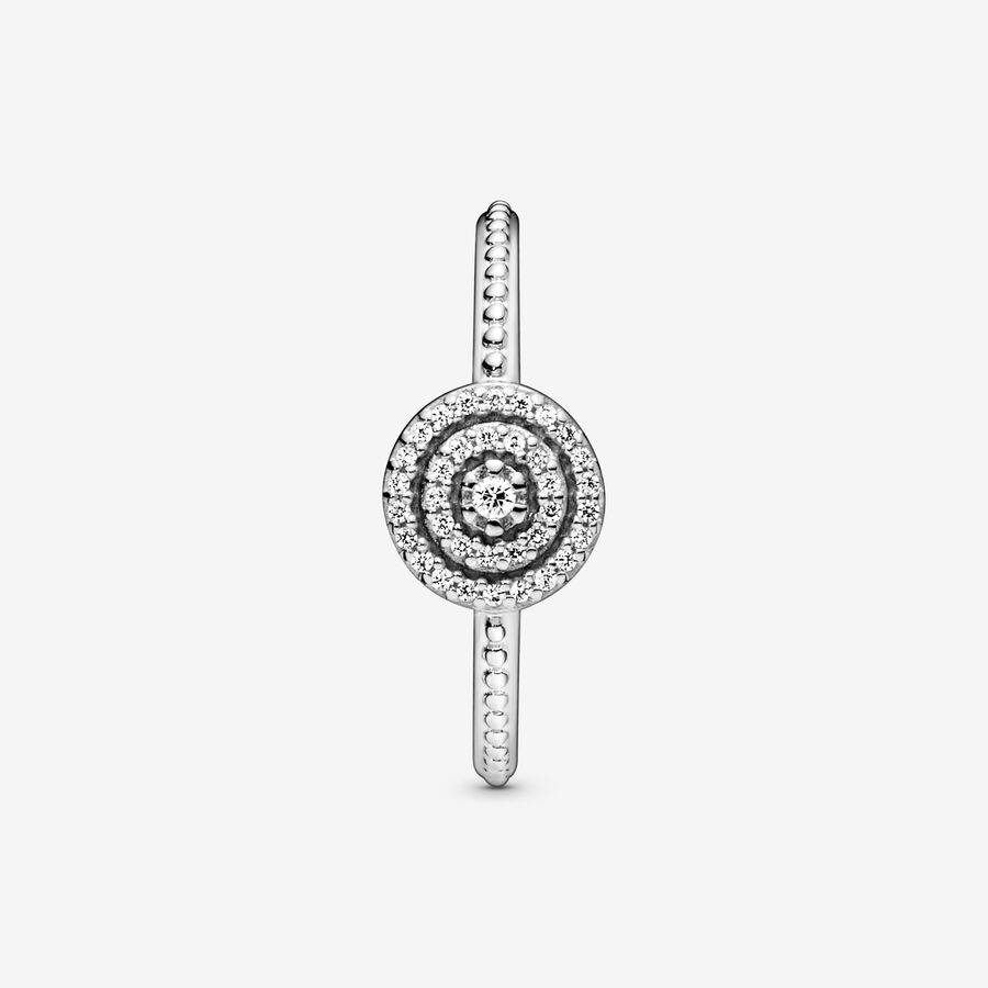 Pandora Elegant Sparkle Aussage Silber | XBIDKA-156