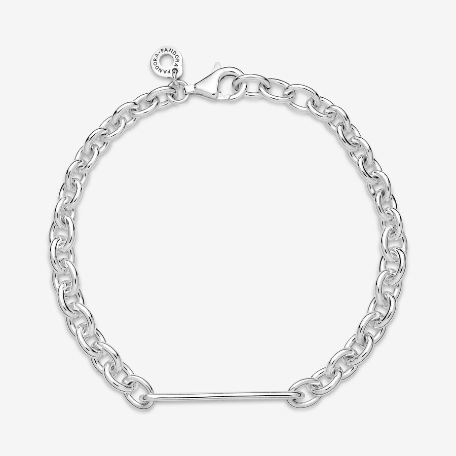 Pandora Engravable Bar Non-Charms Silber | OWFMCV-491