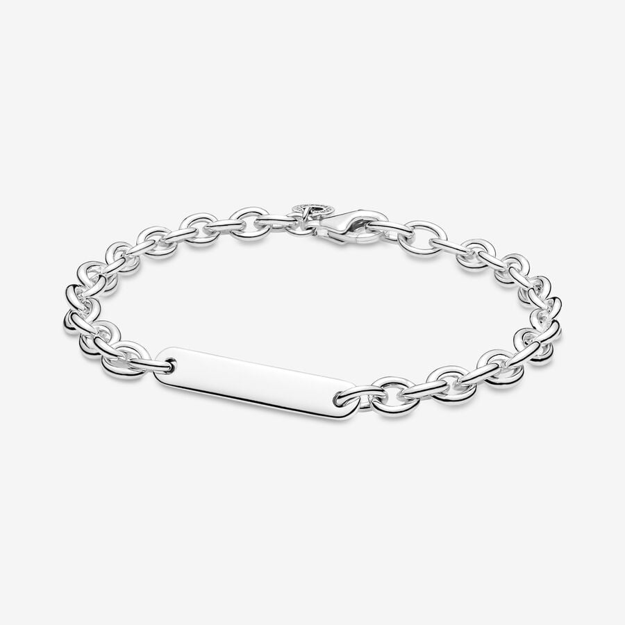 Pandora Engravable Bar Non-Charms Silber | OWFMCV-491