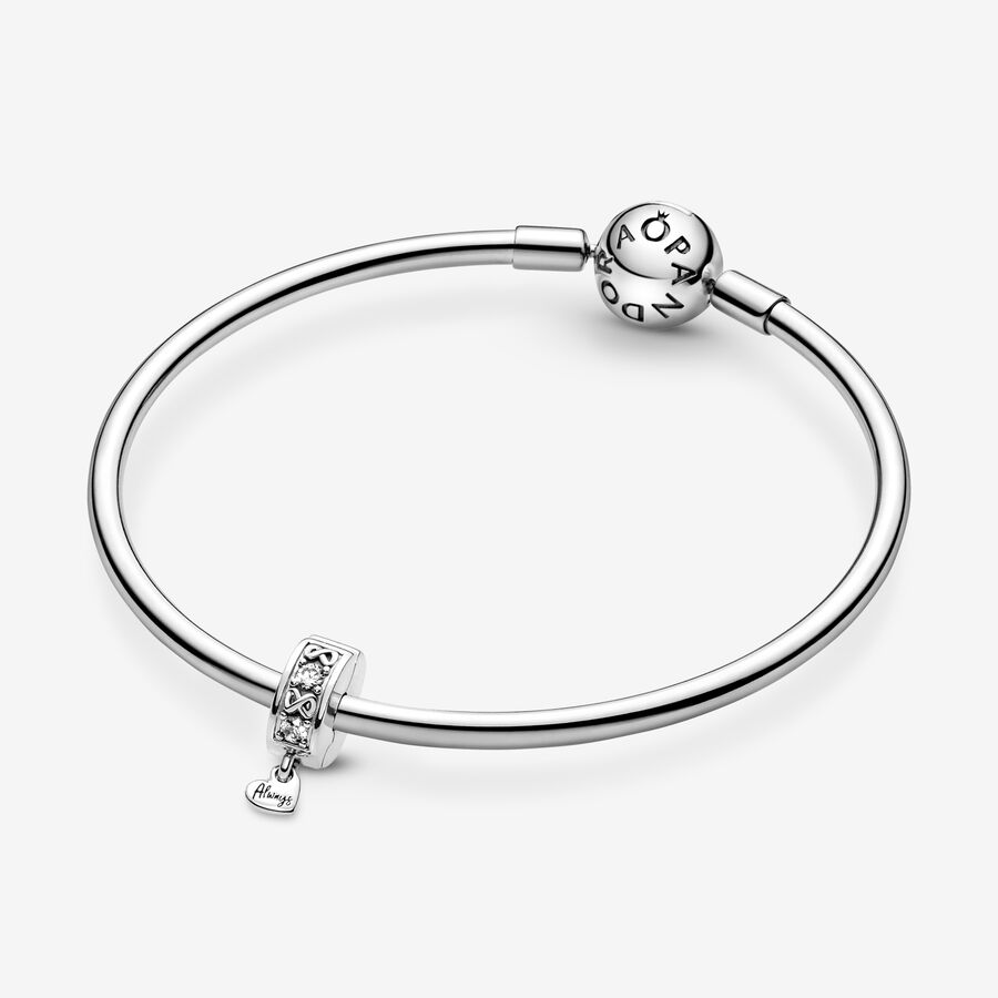 Pandora Family Always Pave Clip Klammern Silber | NPRGTI-349