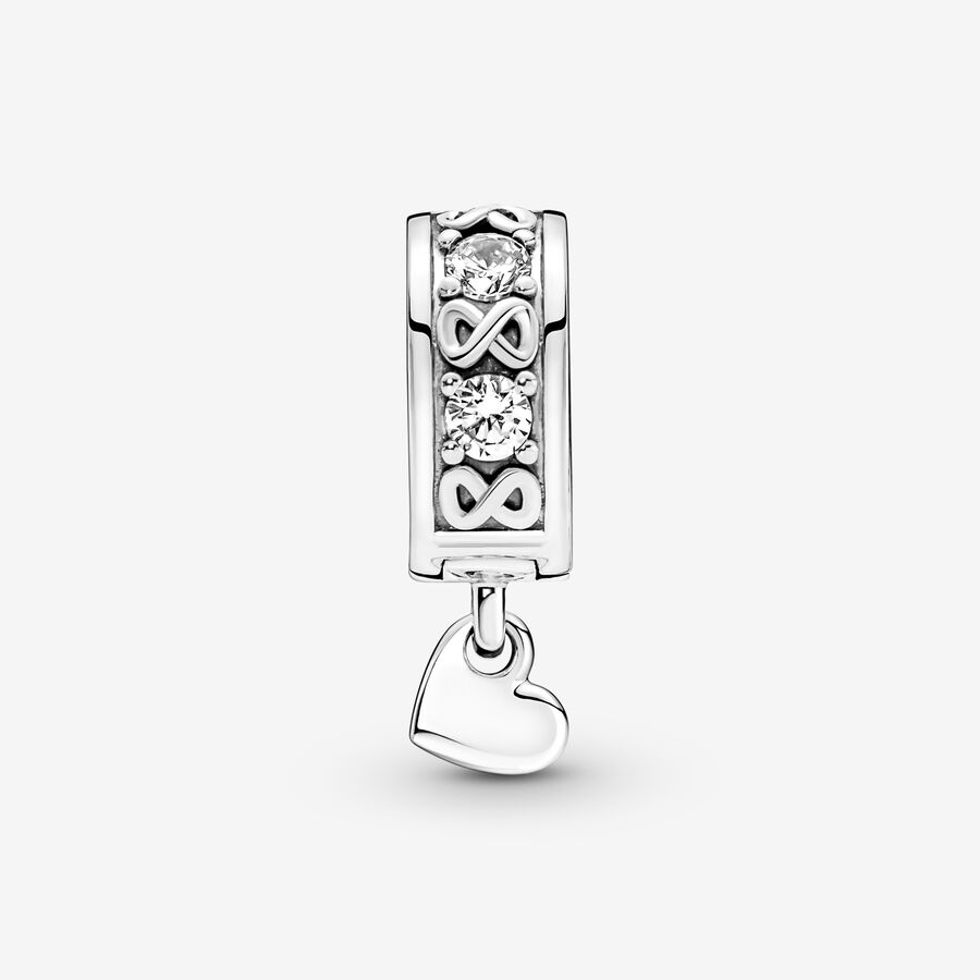 Pandora Family Always Pave Clip Klammern Silber | NPRGTI-349