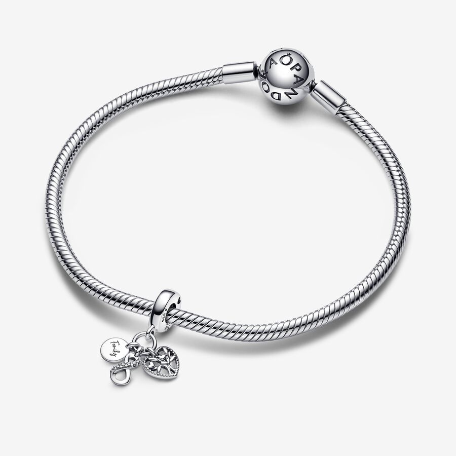 Pandora Family Infinity Triple Baumeln Silber | RMPTWN-539