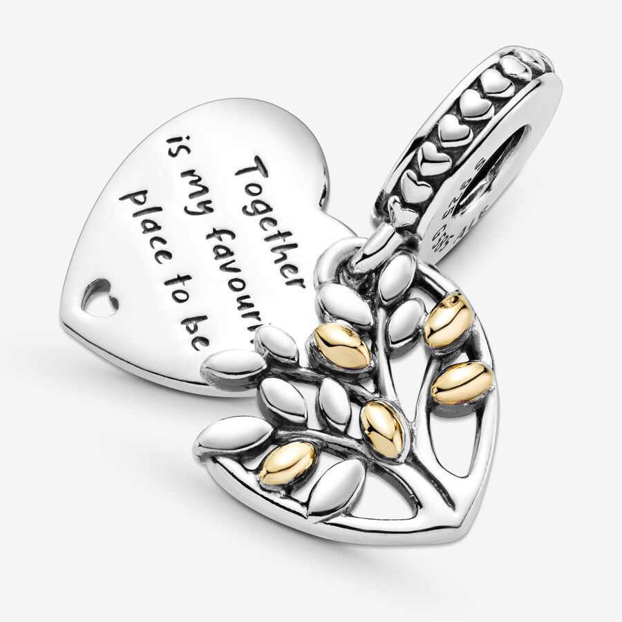 Pandora Family Tree Baumeln Two-tone | SNHCXV-281