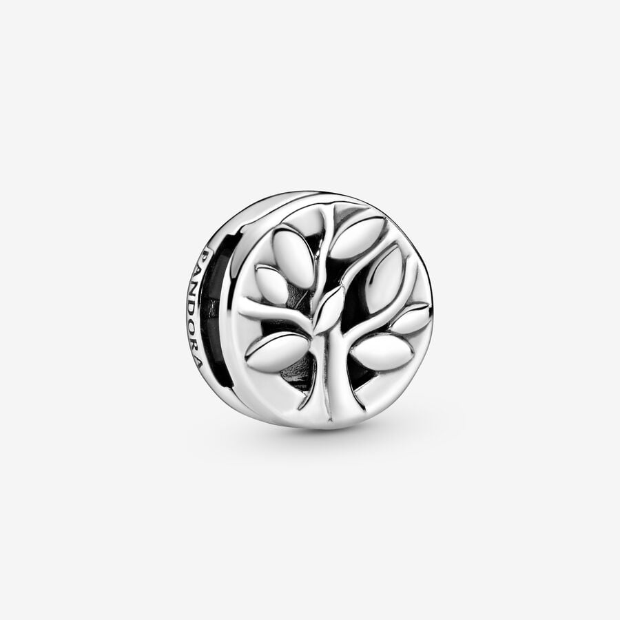 Pandora Family Tree Clip Klammern Silber | SGJBEY-734