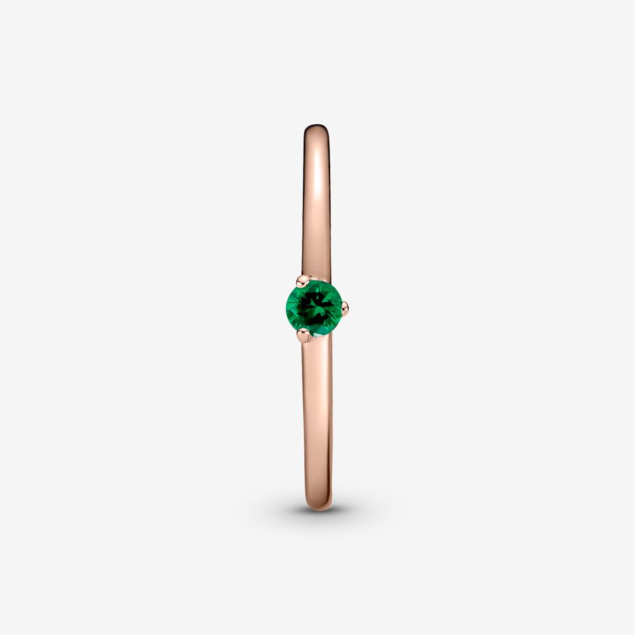 Pandora Green Solitär Rosa Gold | HRWATN-684