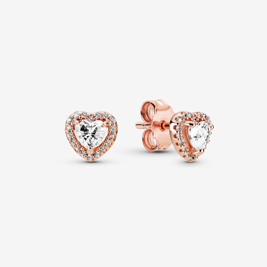 Pandora Happily Ever After Halsketten- Und Ohrring-sets Rosa Gold | BQUSJH-124