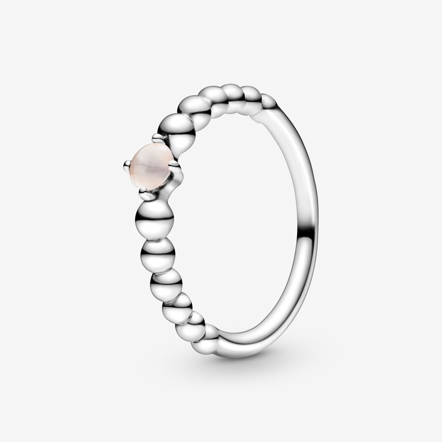 Pandora June Misty Beaded Geburtsstein Silber | HSWXZE-283