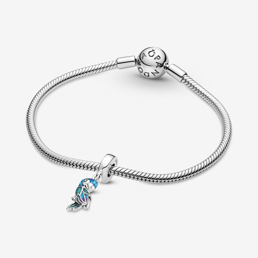 Pandora Jungle Paradise Parrot Baumeln Silber | PCOKTL-124