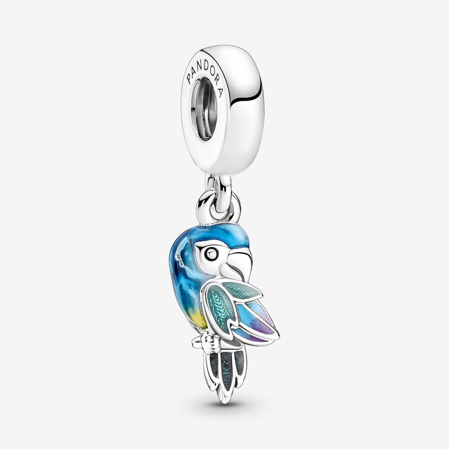 Pandora Jungle Paradise Parrot Baumeln Silber | PCOKTL-124