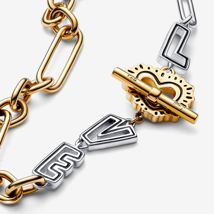 Pandora Keith Haring x Love Links Verknüpfung Two-tone | NABPJD-502