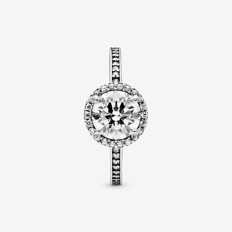 Pandora Klassische Elegance with Cubic Zirconia Solitär Silber | BDLOXG-790