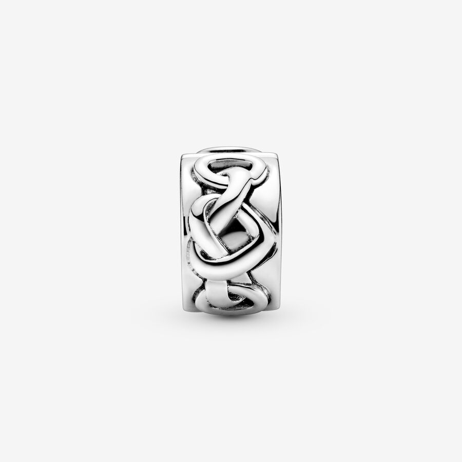 Pandora Knotted Clip Klammern Silber | BEDHUF-130