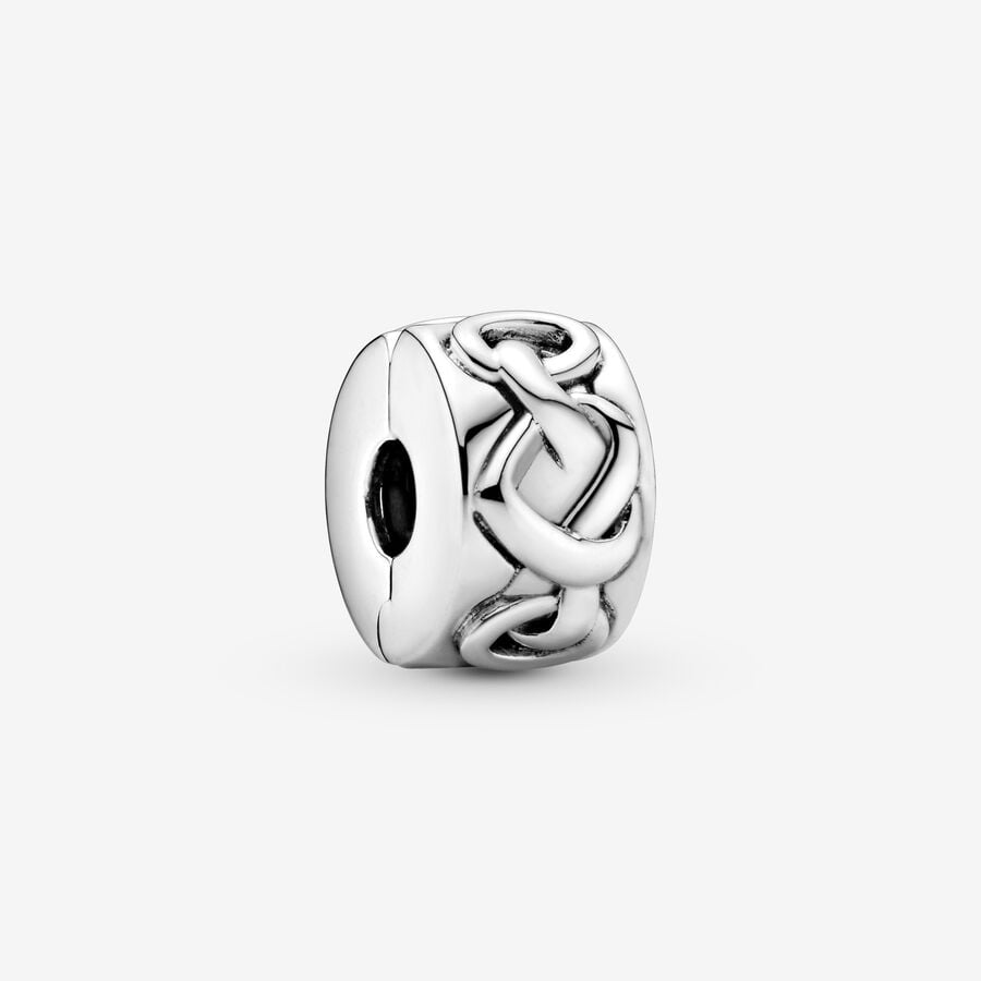 Pandora Knotted Clip Klammern Silber | BEDHUF-130