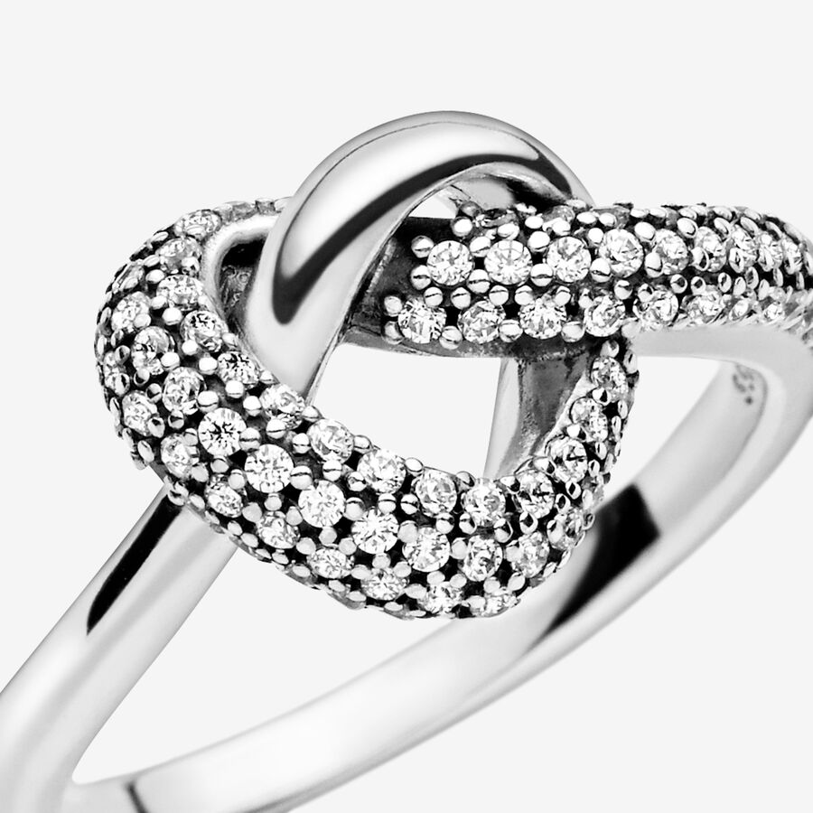 Pandora Knotted Herz Silber | NKBVOA-042