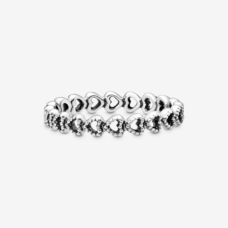 Pandora Linked Love in Band Silber | VCRUGB-126