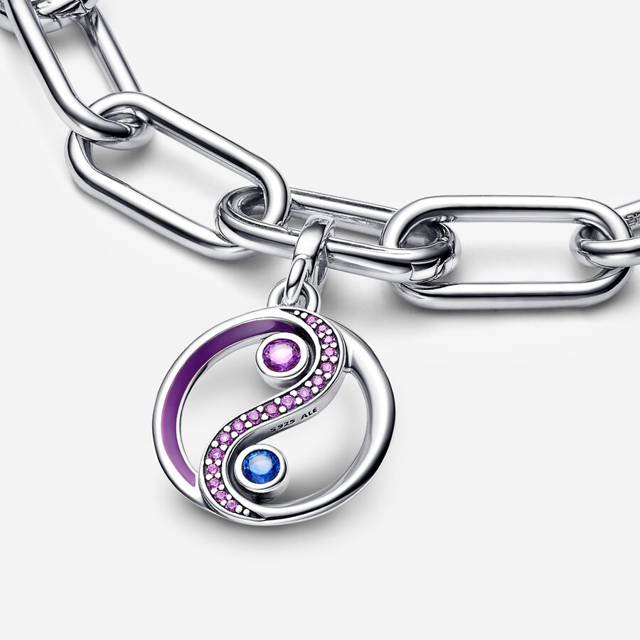 Pandora ME Balance Yin & Yang Medallion Anhänger Silber | LKSQEM-026