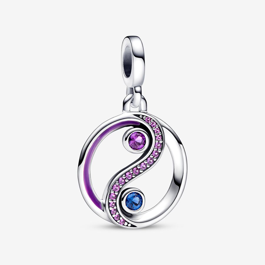 Pandora ME Balance Yin & Yang Medallion Anhänger Silber | LKSQEM-026