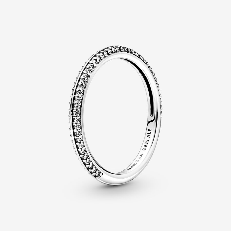 Pandora ME Pave Kleiner Finger Silber | VARNID-176