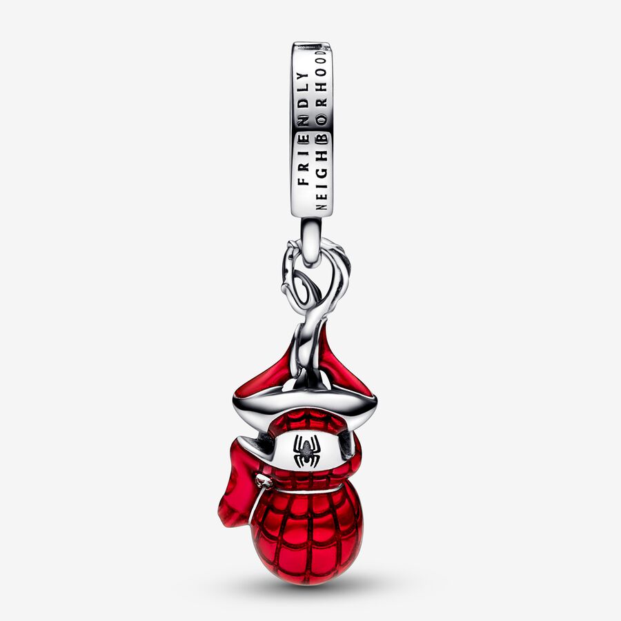 Pandora Marvel Hanging Spider-Man Baumeln Silber | ILJAOC-768