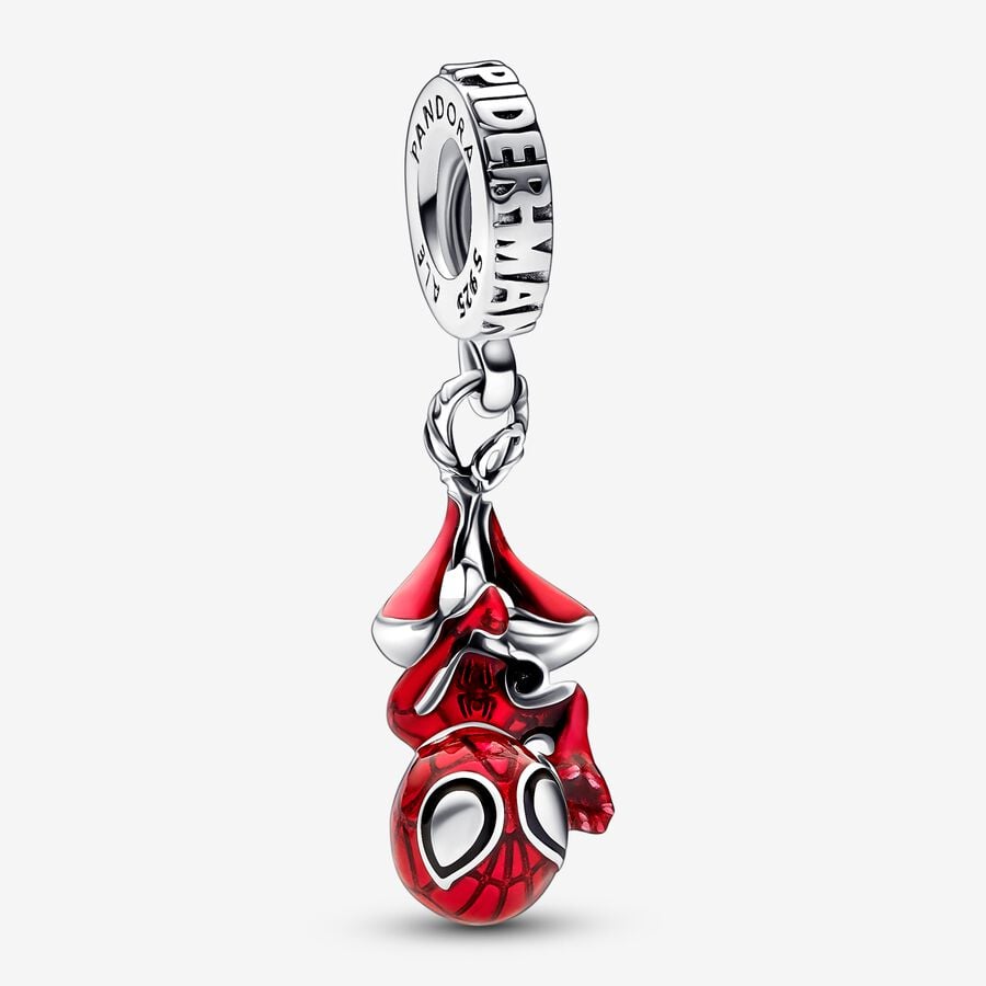 Pandora Marvel Hanging Spider-Man Baumeln Silber | ILJAOC-768