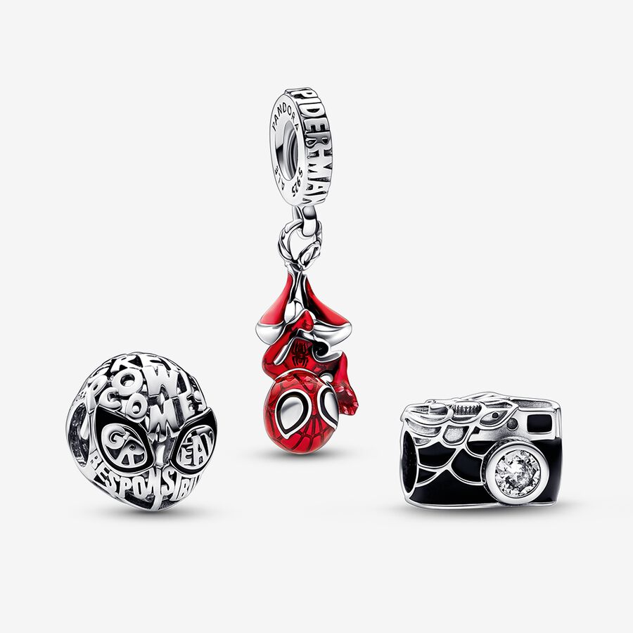 Pandora Marvel Spider Man Charms Mehrfarbig | UVPZTH-691