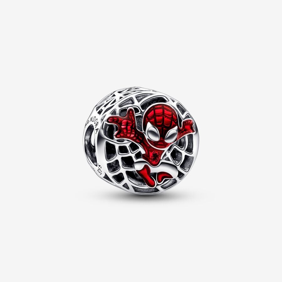 Pandora Marvel Spider-Man Soaring City Charms Silber | FZMGAS-812