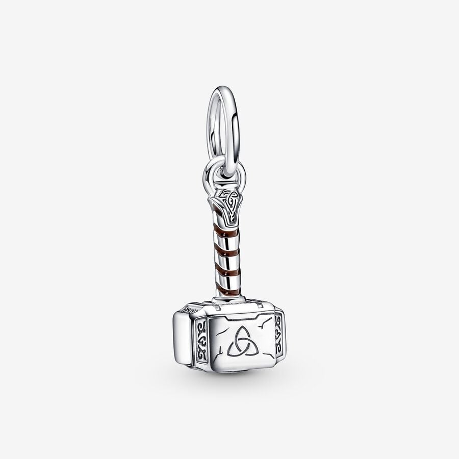 Pandora Marvel The Avengers Thor\'s Hammer Baumeln Silber | HAFRVO-590