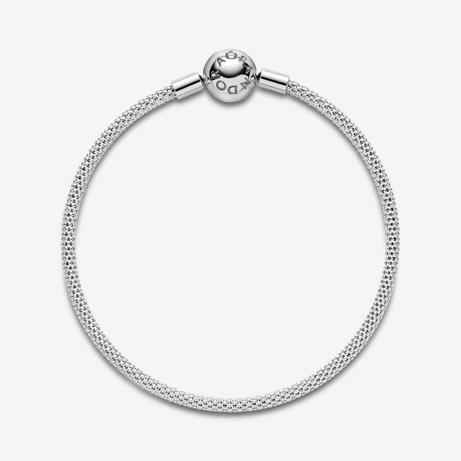 Pandora Mesh Charms Silber | VGBIJO-320