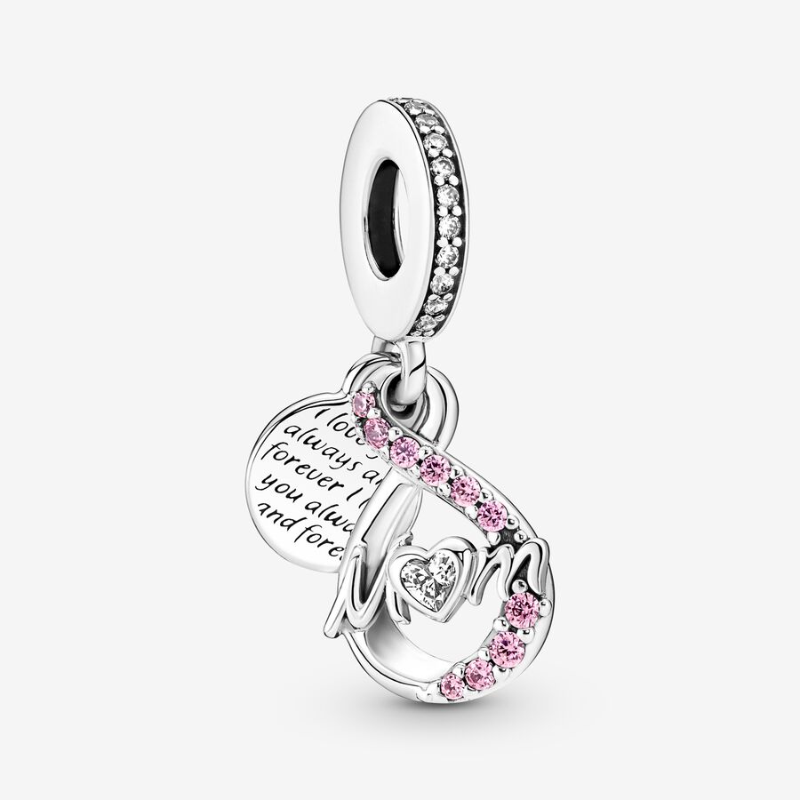 Pandora Mom Forever Trio Charms Mehrfarbig | QGAXVR-473