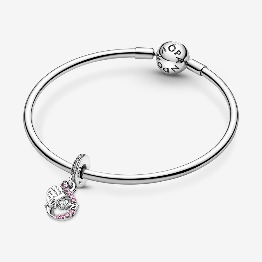 Pandora Mom Infinity Pave Double Baumeln Silber | OZIELQ-516